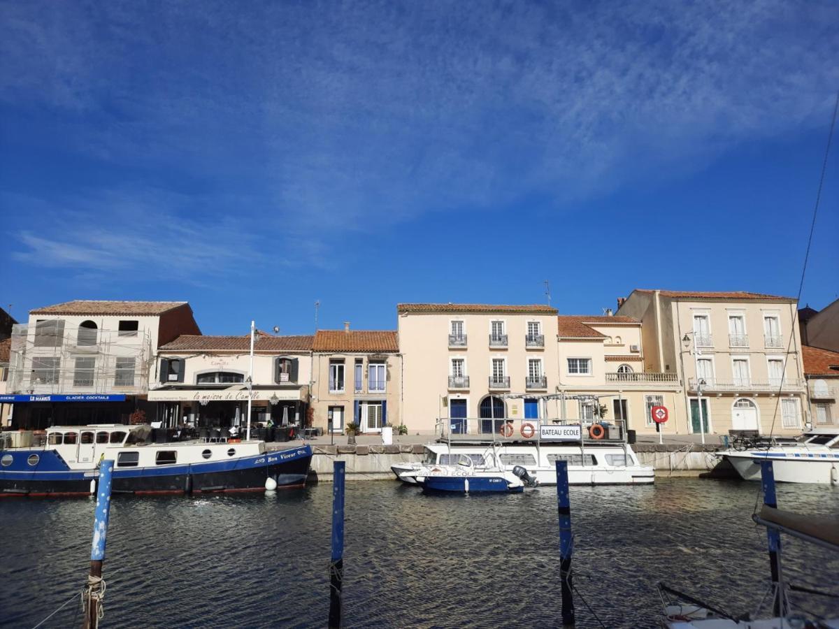Appartement De Charme Sur Le Port De Marseillan エクステリア 写真