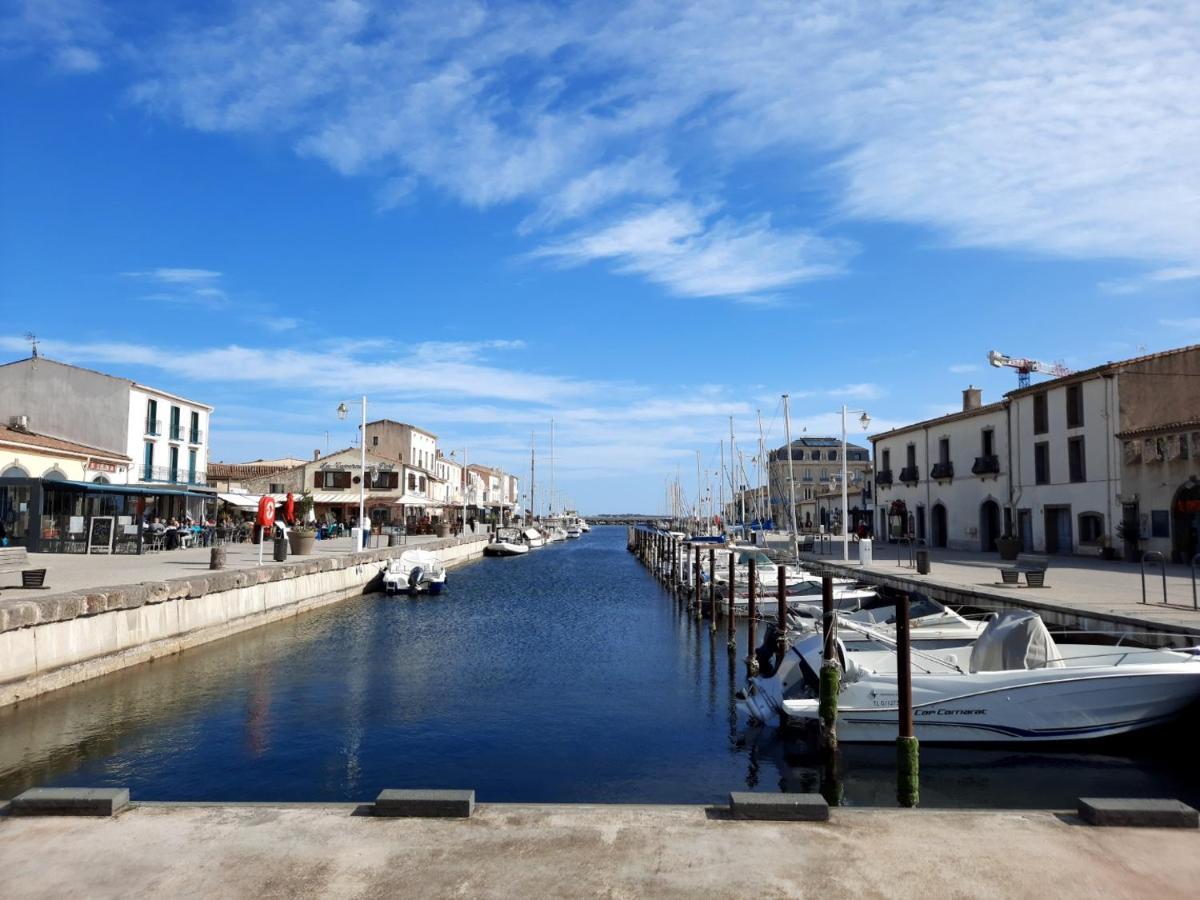 Appartement De Charme Sur Le Port De Marseillan エクステリア 写真